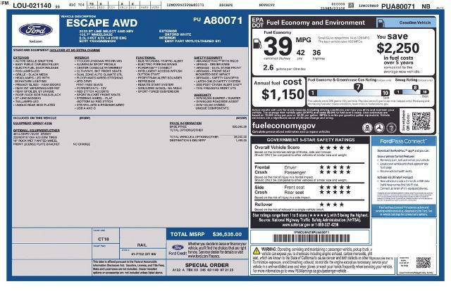2023 Ford Escape ST-Line Select