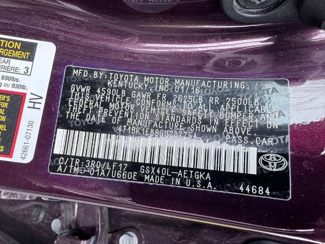 2016 Toyota Avalon XLE Premium