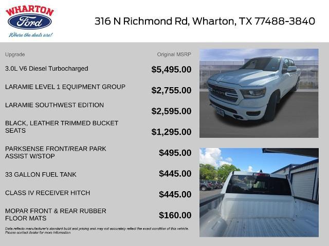 2023 Ram 1500 Laramie Crew Cab 4x4 5'7" Box