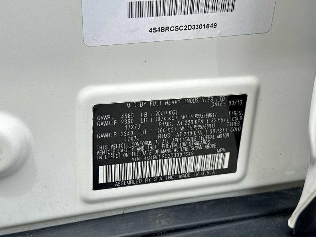 2013 Subaru Outback 2.5i Limited