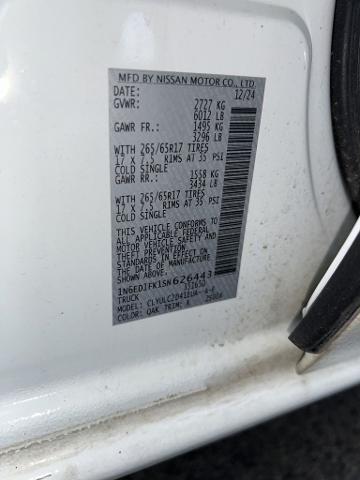 2025 Nissan Frontier Crew Cab Long Bed SV 4x4