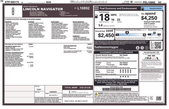 2023 Lincoln Navigator Reserve