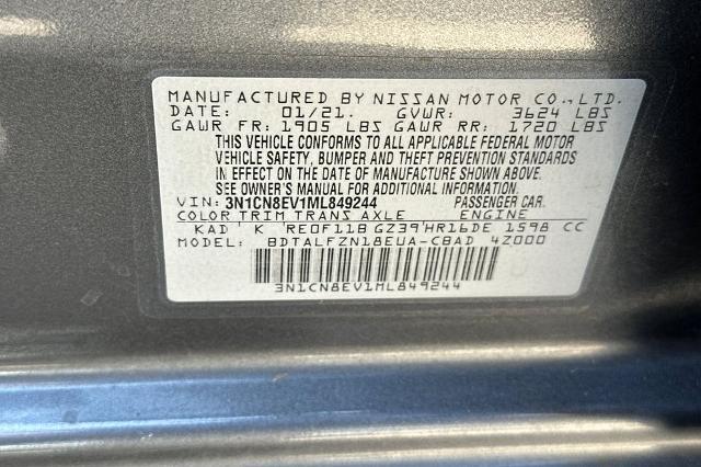 2021 Nissan Versa SV Xtronic CVT