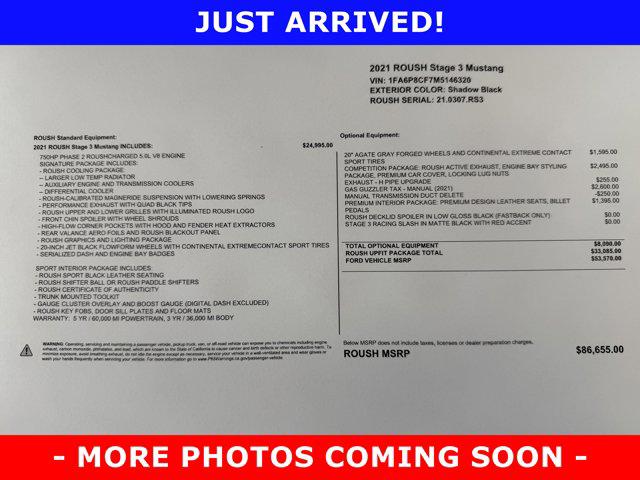 2021 Ford Mustang GT Premium Fastback for sale in Dunn, NC