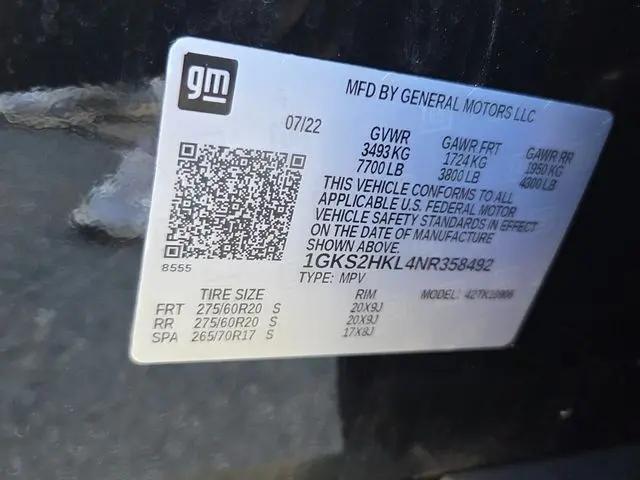2022 GMC Yukon XL 4WD AT4
