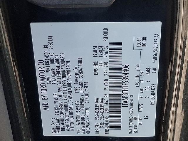 2015 Ford Mustang EcoBoost