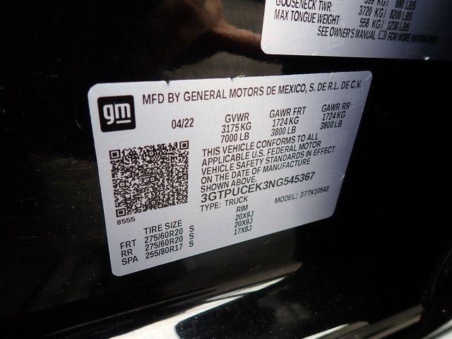 2022 GMC Sierra 1500 4WD Crew Cab Short Box Elevation