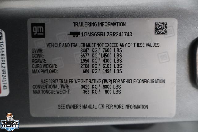 2025 Chevrolet Tahoe 4WD Premier