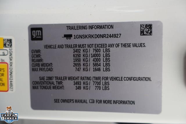 2022 Chevrolet Tahoe 4WD RST