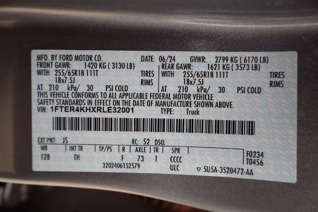 2024 Ford Ranger LARIAT