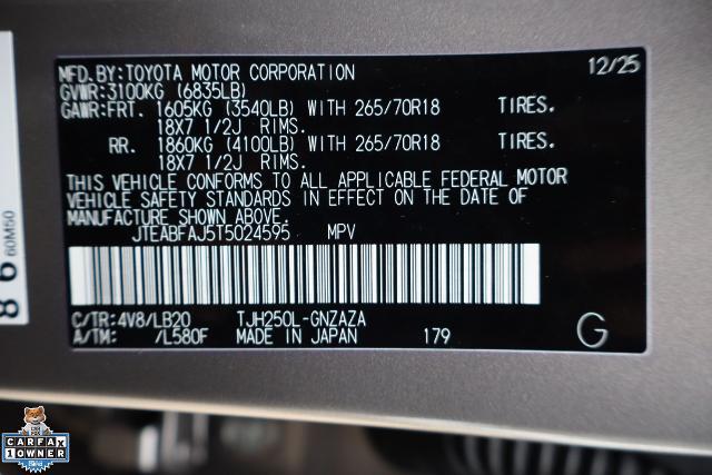 2026 Toyota Land Cruiser Base