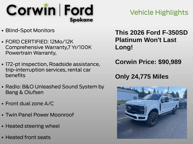 2026 Ford F-350 Platinum