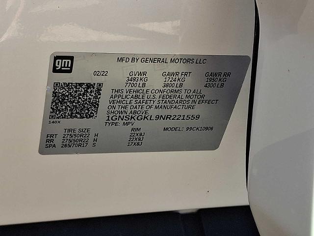 2022 Chevrolet Suburban 4WD High Country
