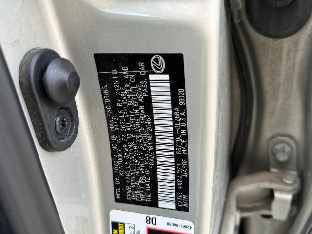 2022 Lexus ES 350 Base