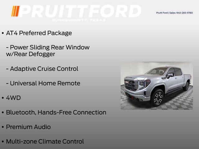 2023 GMC Sierra 1500 4WD Crew Cab Short Box AT4