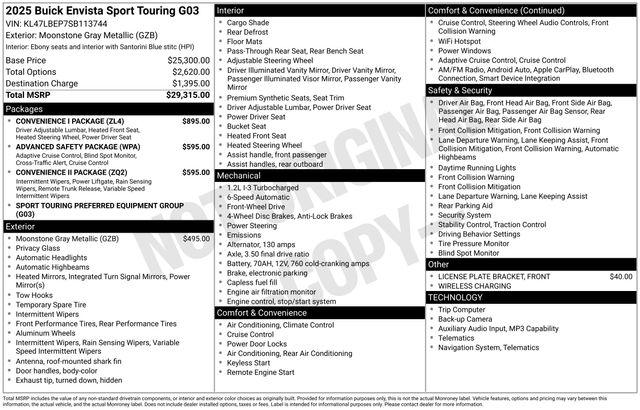 2025 Buick NV Sport Touring FWD