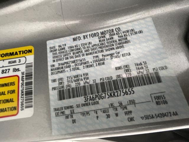 2019 Ford Fusion S