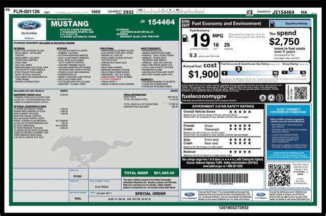 2018 Ford Mustang GT Premium