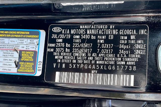 2020 Kia Sorento 3.3L LX