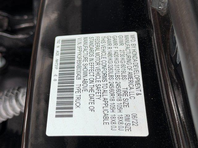 2022 Honda Ridgeline Black Edition