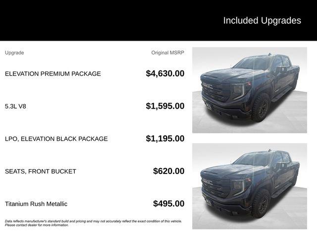 2023 GMC Sierra 1500 4WD Crew Cab Short Box Elevation with 3SB