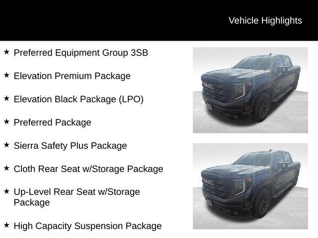 2023 GMC Sierra 1500 4WD Crew Cab Short Box Elevation with 3SB