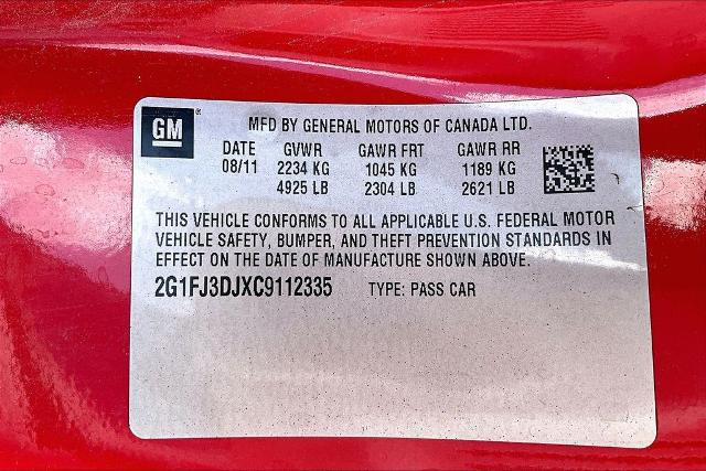 2012 Chevrolet Camaro 1SS