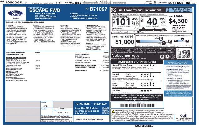 2025 Ford Escape PHEV