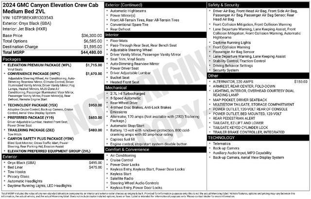 2024 GMC Canyon 2WD Elevation