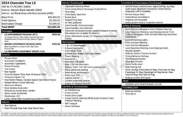 2024 Chevrolet Trax FWD SP