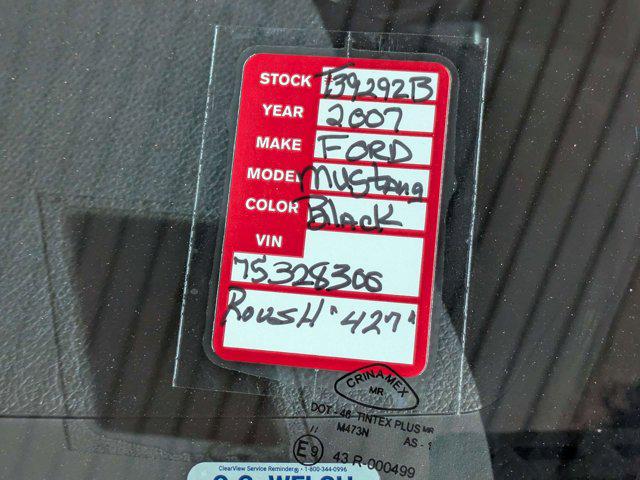 2007 Ford Mustang Unknown