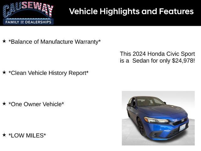 2024 Honda Civic Sport