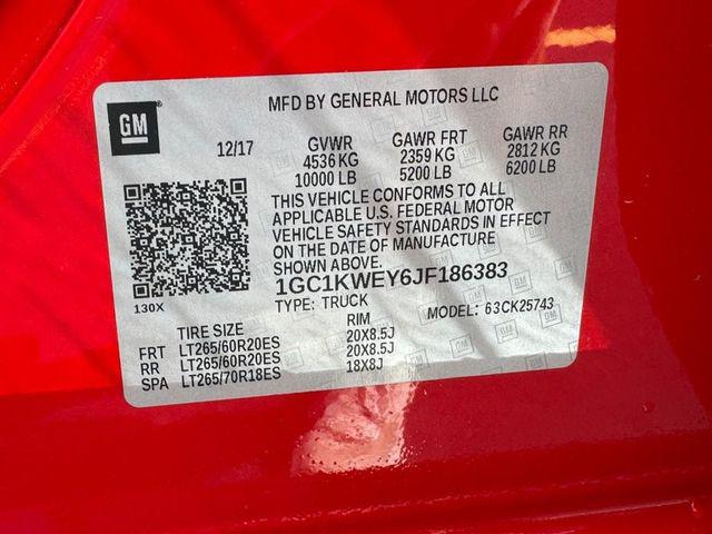 2018 Chevrolet Silverado 2500HD LTZ