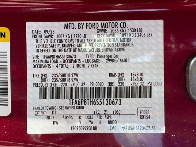 2025 Ford Mustang EcoBoost Fastback