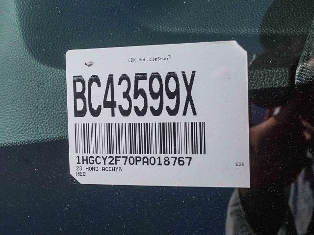 2023 Honda Accord Hybrid Sport-L