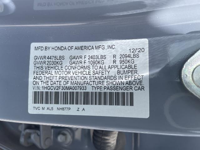 2021 Honda Accord Sport 2.0T