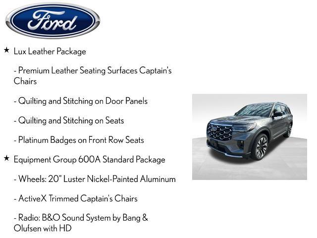 2026 Ford Explorer Platinum