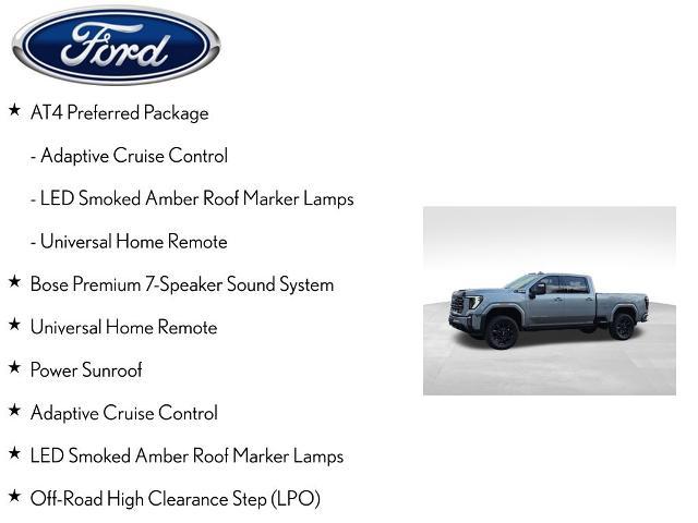 2024 GMC Sierra 2500HD 4WD Crew Cab Standard Bed AT4