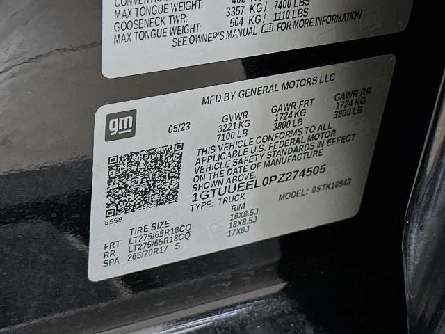 2023 GMC Sierra 1500 4WD Crew Cab Short Box AT4