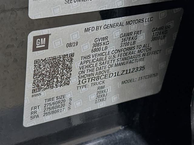 2020 GMC Sierra 1500 2WD Double Cab Standard Box Elevation