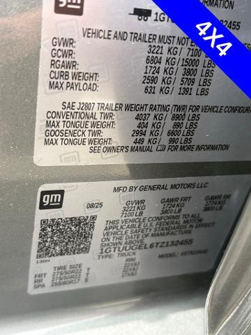 2026 GMC Sierra 1500 Crew Cab, Short Bed, Denali, 4WD