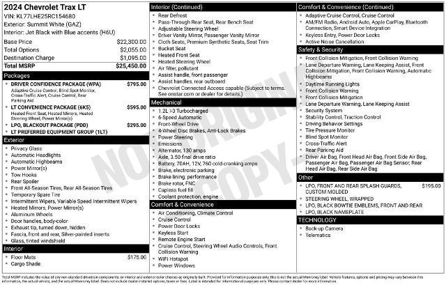 2024 Chevrolet Trax FWD LT
