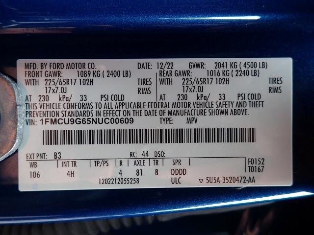 2022 Ford Escape SE