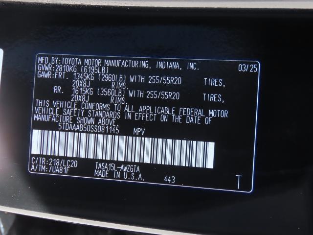 2025 Toyota Grand Highlander Limited