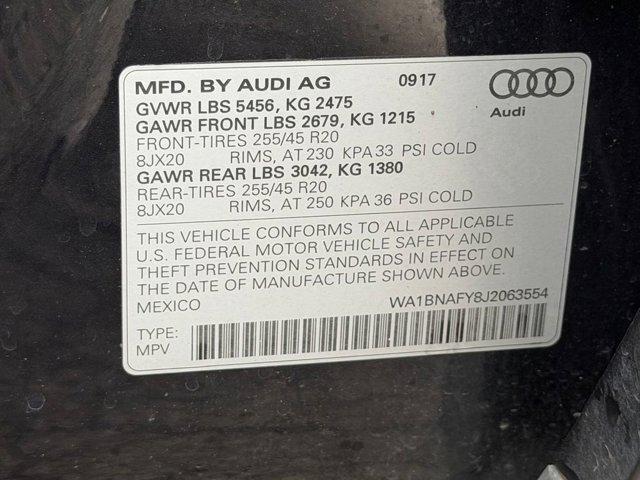 2018 Audi Q5 2.0T quattro Premium Plus