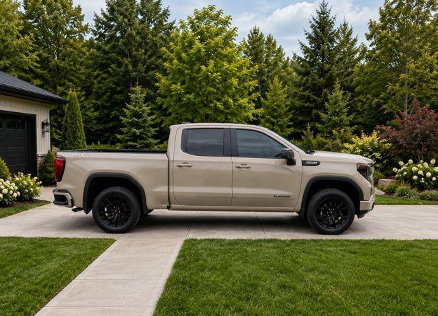 2023 GMC Sierra 1500 4WD Double Cab Standard Box Elevation with 3SB