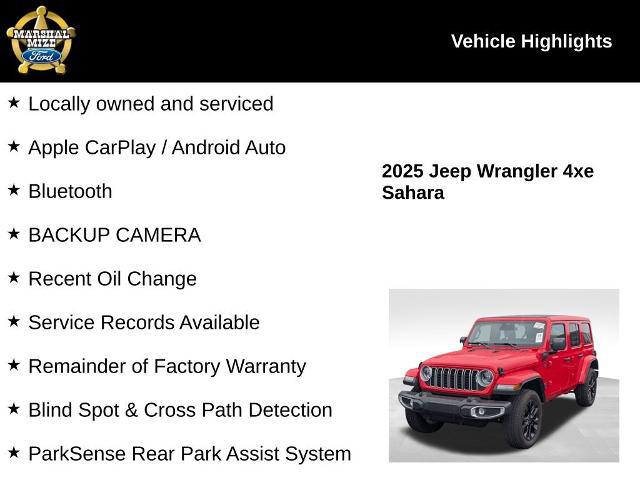 2025 Jeep Wrangler 4xe Sahara 4xe
