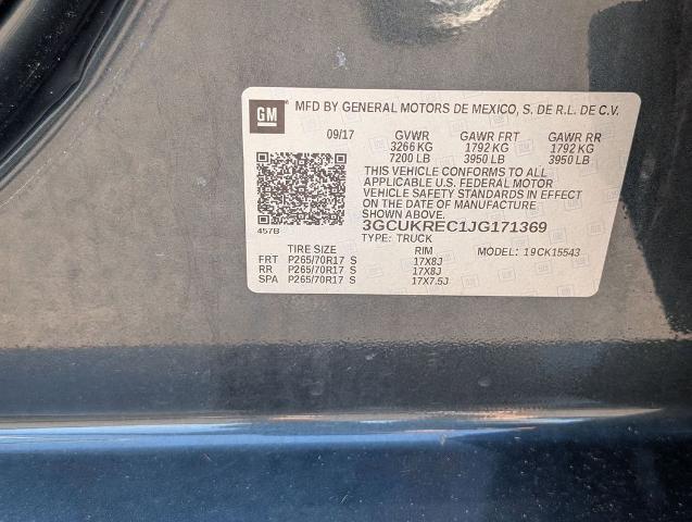 2018 Chevrolet Silverado 1500 1LT