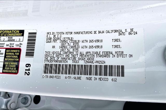 2024 Toyota Tacoma TRD Sport