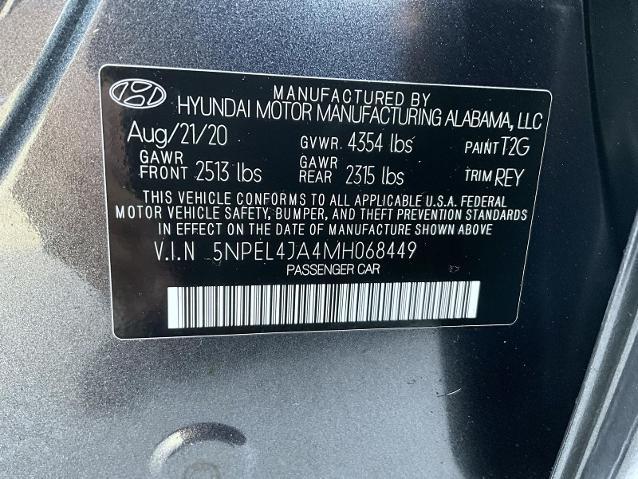 2021 Hyundai Sonata SEL